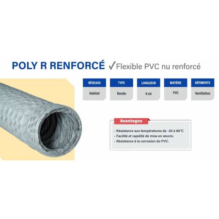 POLY R REINFORCED Ø362 L06M  63035506 EOLIANCE HABITAT