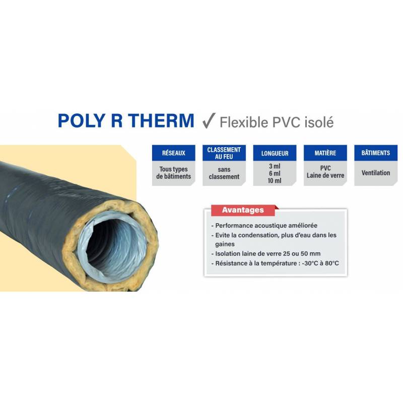 GAINE FLEX PVC ISOLE Ø150X6ML  61015006 EOLIANCE HABITAT